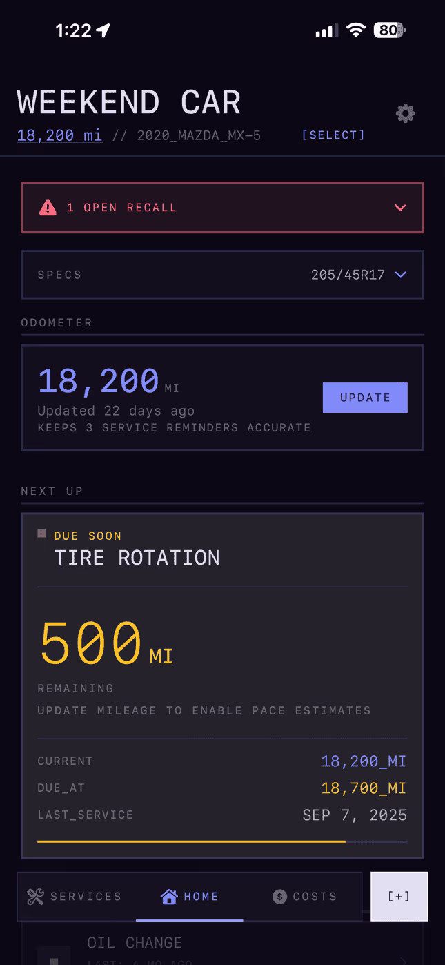 Midnight Oil theme screenshot